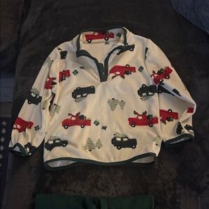 Carter's Cream and Red Kids Matching Set